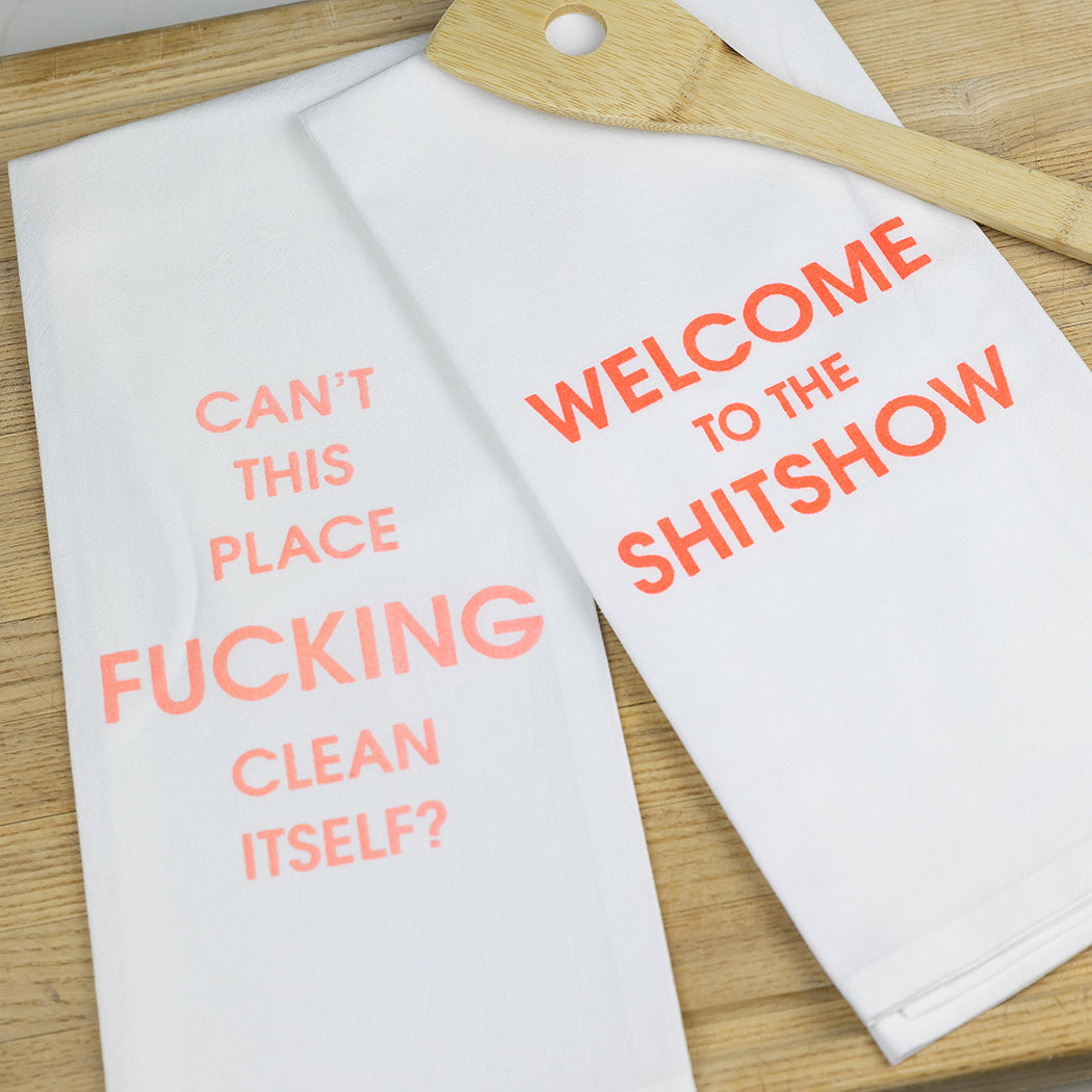 Can't This Place Fucking Clean Itself - Tea Towels