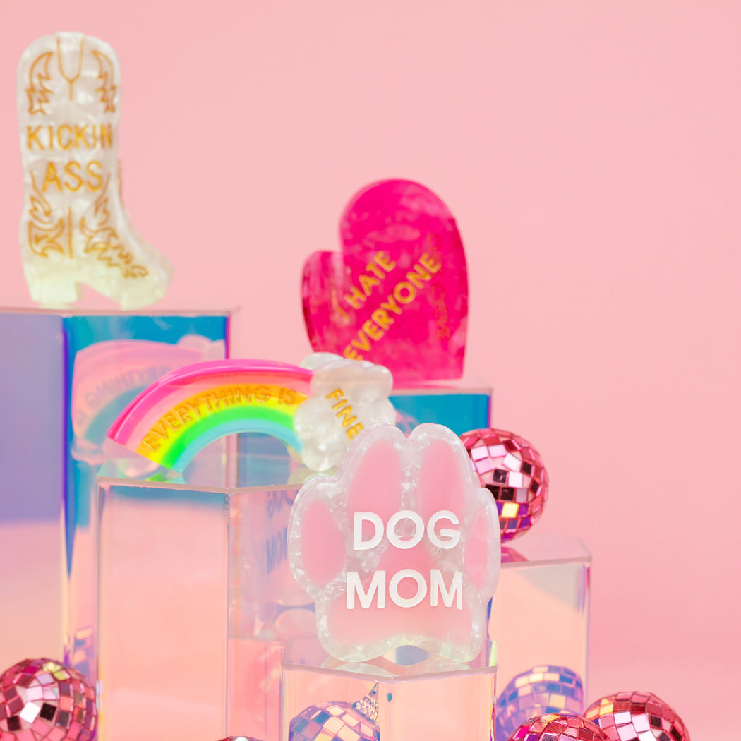 Kickin' Ass - Cowboy Boot - Acetate Hair Claw Clip