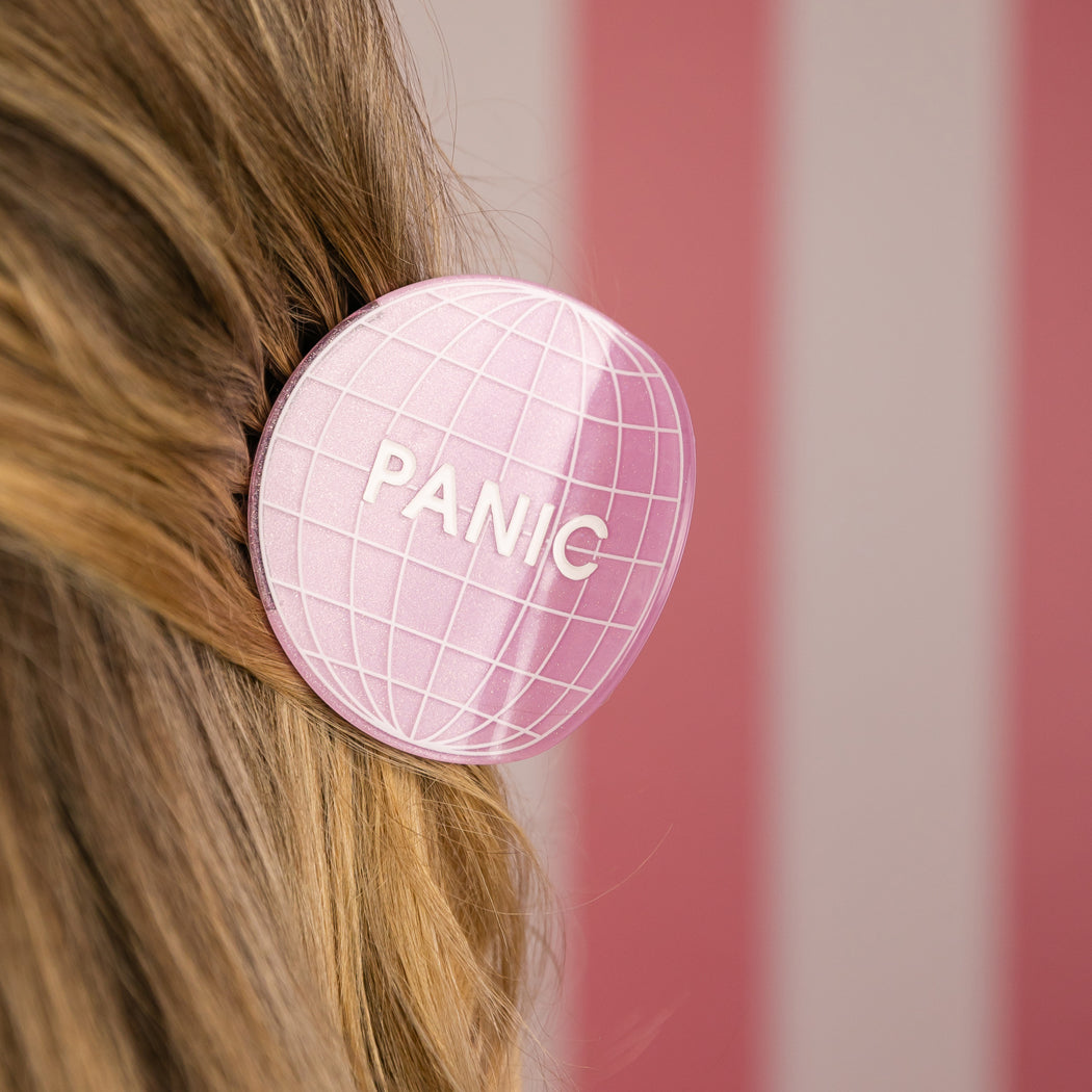Panic - Disco Ball - Acetate Hair Claw Clip