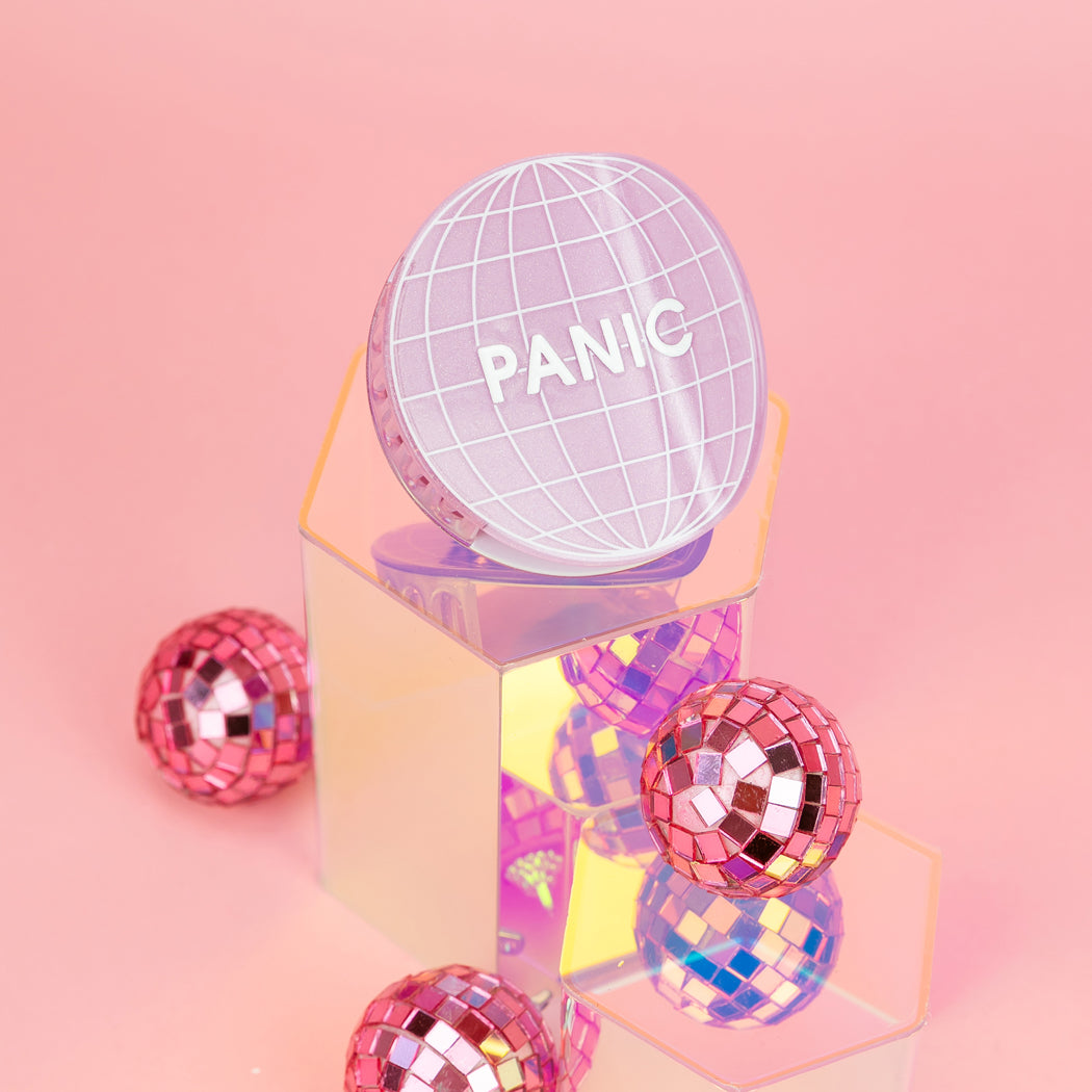 Panic - Disco Ball - Acetate Hair Claw Clip