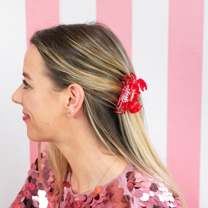 Crabby - Crab - Acetate Hair Claw Clip