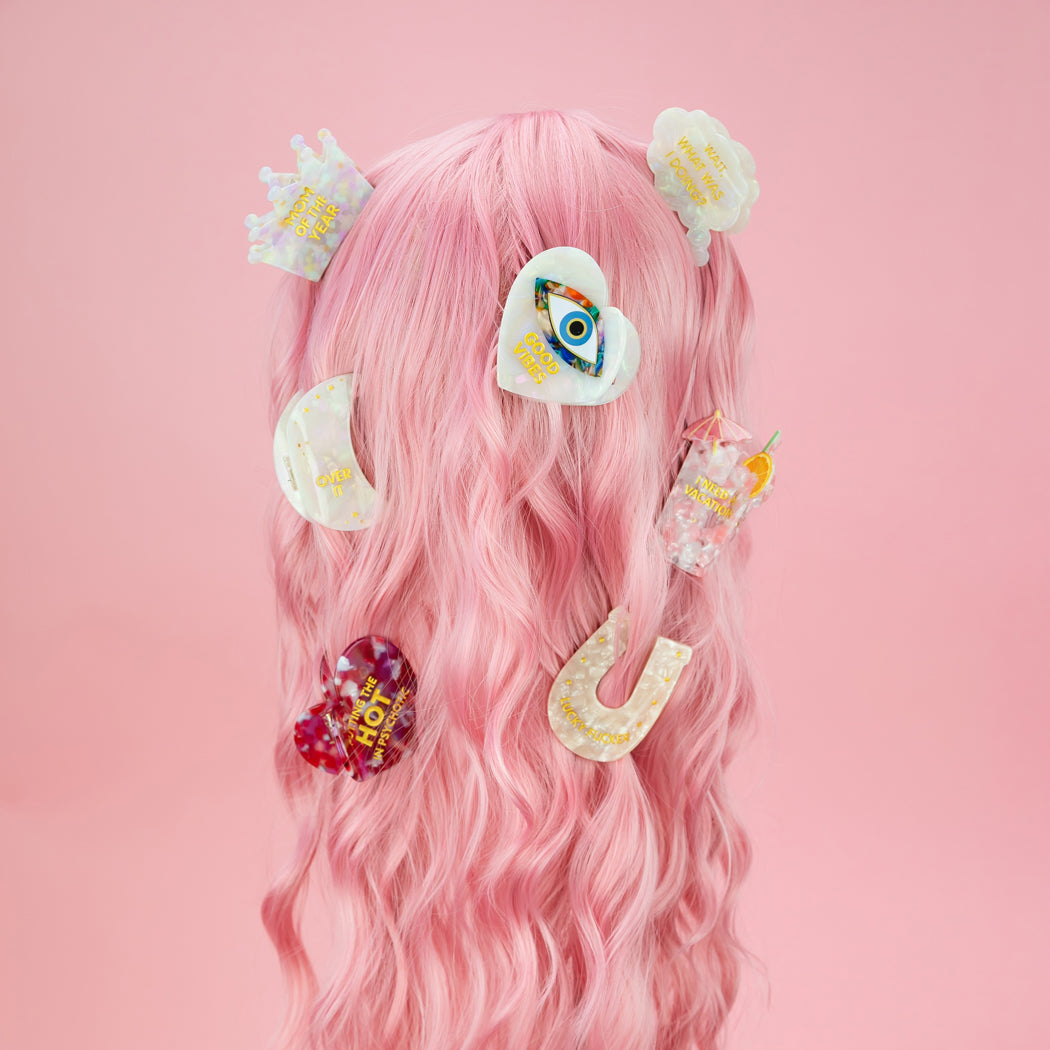Mom of the Year - Crown - Acetate Hair Claw Clip