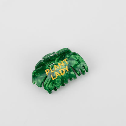 Plant Lady - Monstera Leaf - Acetate Hair Claw Clip
