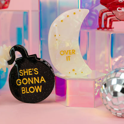 She's Gonna Blow - Bomb - Acetate Hair Claw Clip