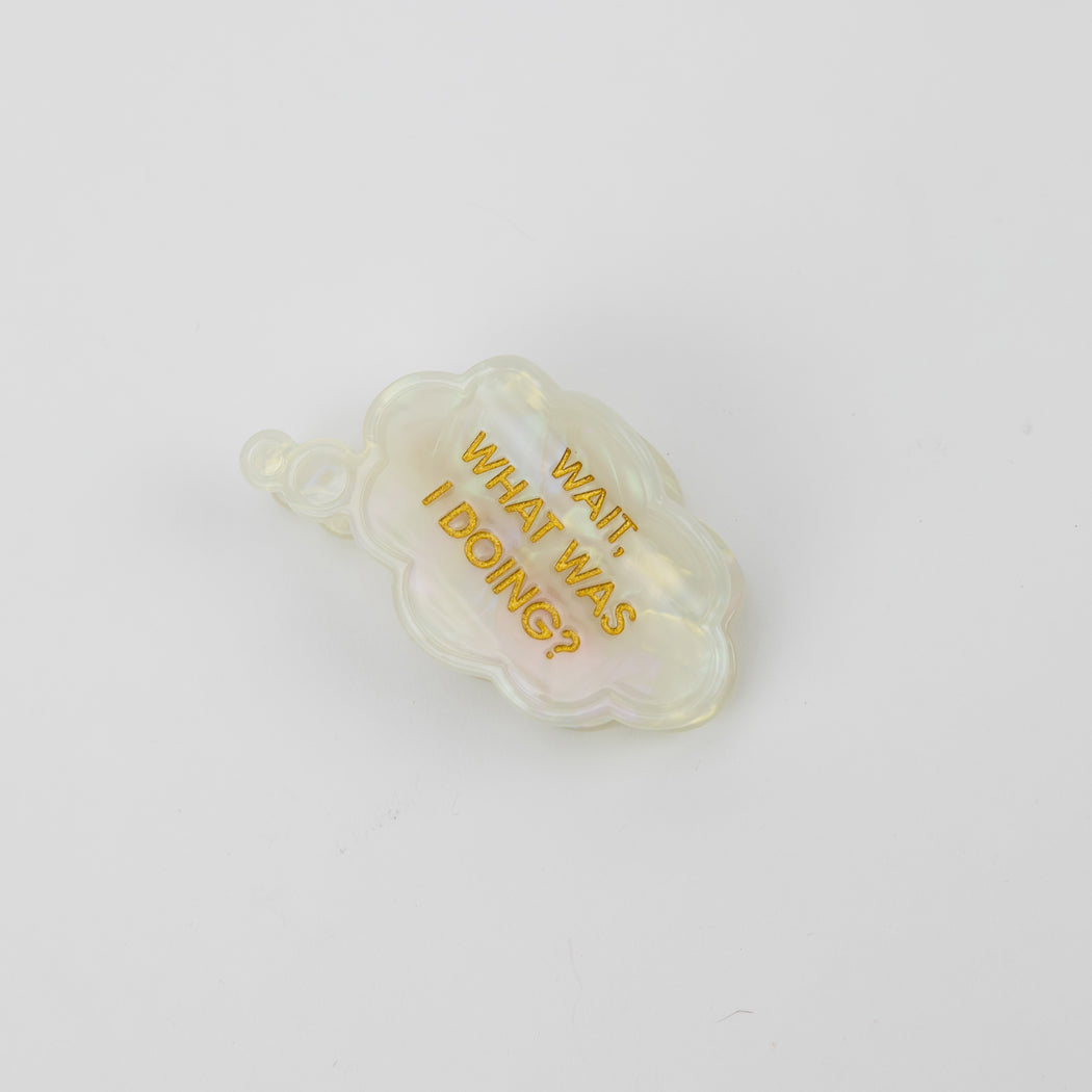 Wait What Was I Doing? - Acetate Hair Claw Clip