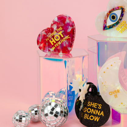She's Gonna Blow - Bomb - Acetate Hair Claw Clip