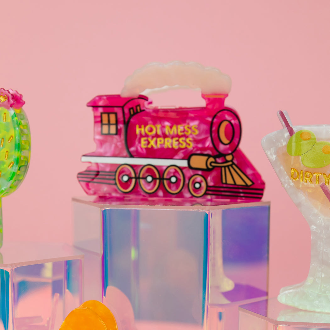 Hot Mess Express - Train - Acetate Hair Claw Clip