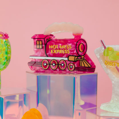 Hot Mess Express - Train - Acetate Hair Claw Clip