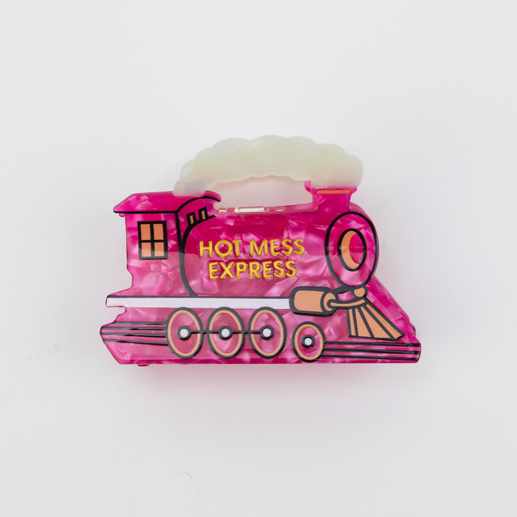 Hot Mess Express - Train - Acetate Hair Claw Clip