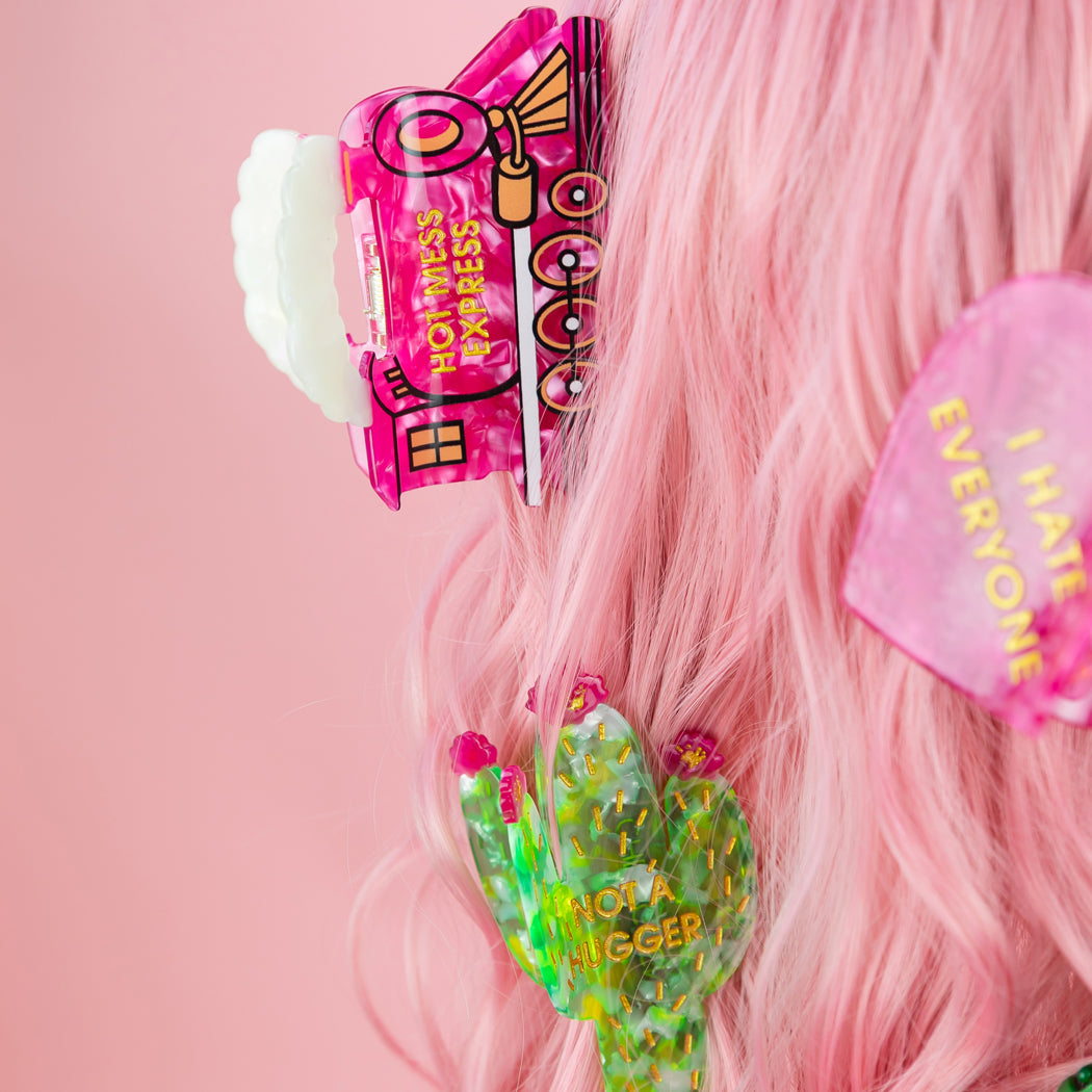 Hot Mess Express - Train - Acetate Hair Claw Clip