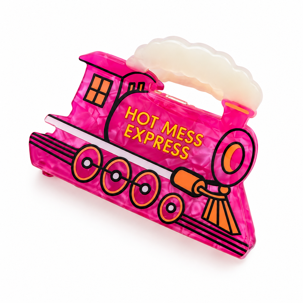 Hot Mess Express - Train - Acetate Hair Claw Clip