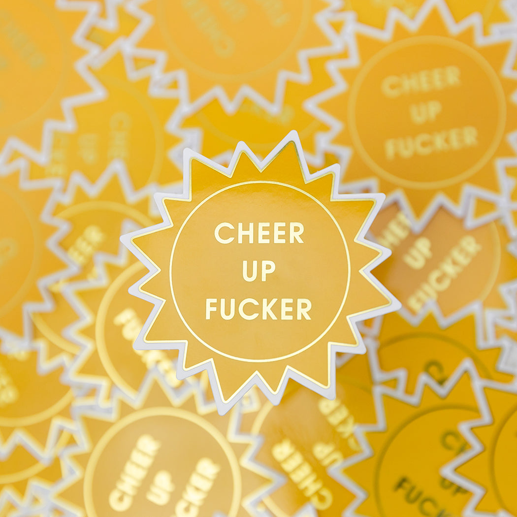 Cheer Up Fucker - Vinyl Sticker