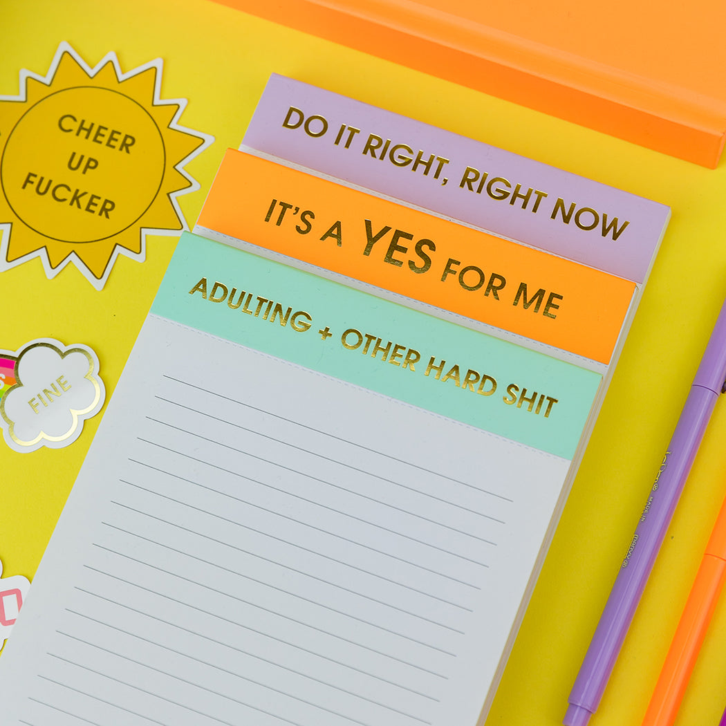 It's A Yes For Me - Lined Notepad