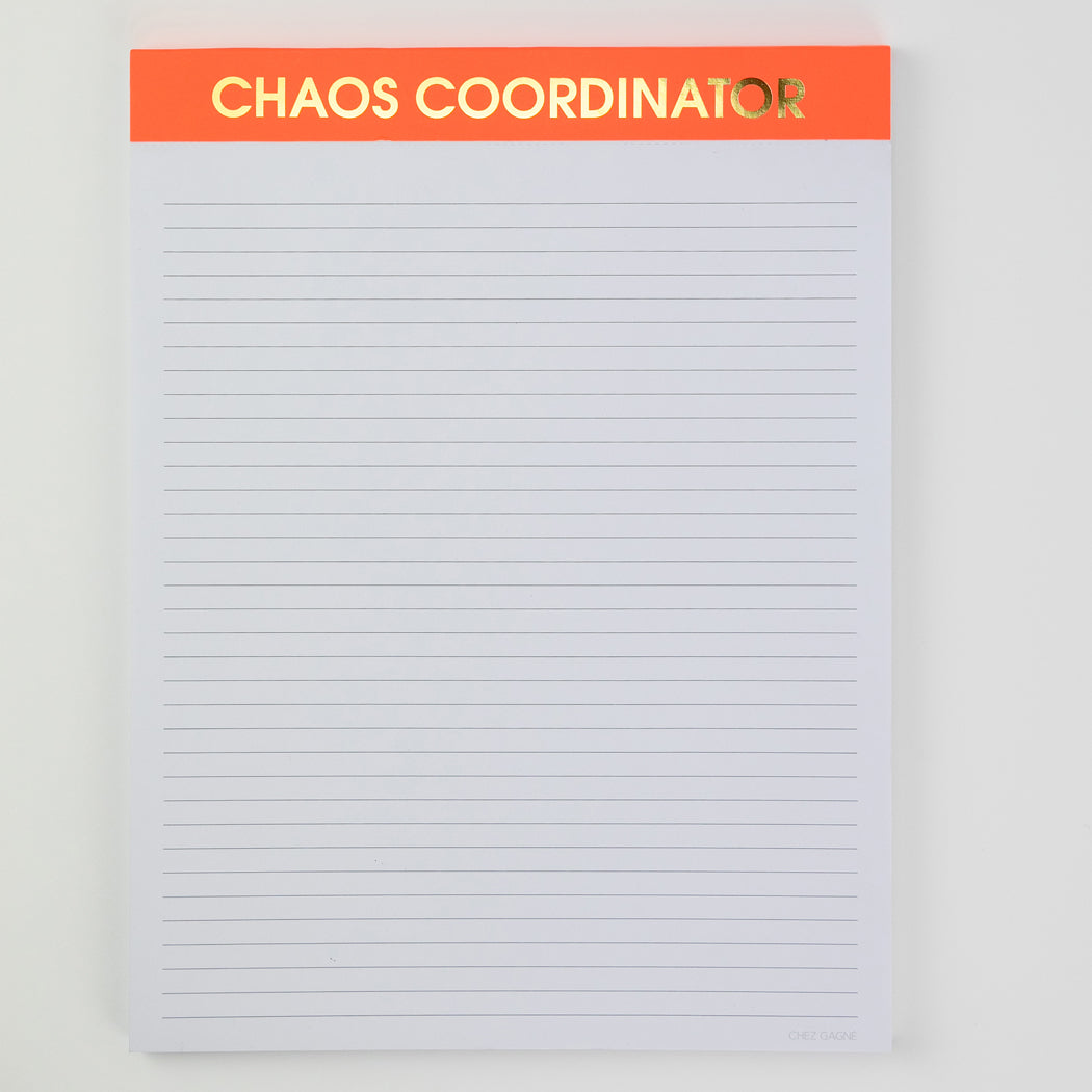 Chaos Coordinator - Large Memo Notepad