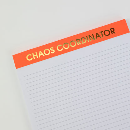 Chaos Coordinator - Large Memo Notepad