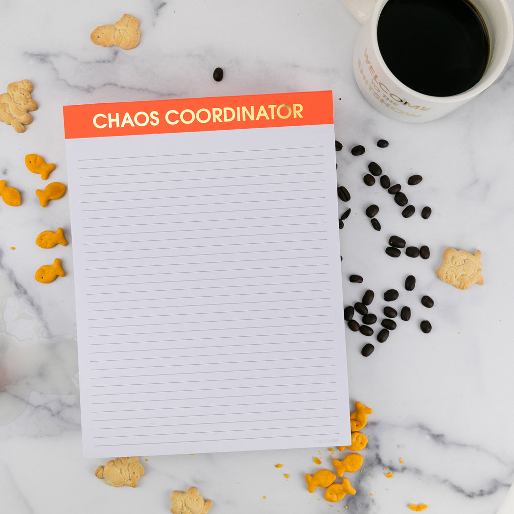 Chaos Coordinator - Large Memo Notepad