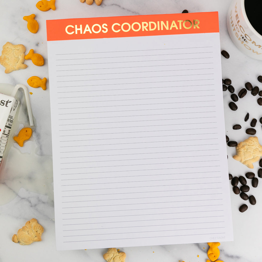 Chaos Coordinator - Large Memo Notepad