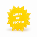 Cheer Up Fucker - Sun - Acetate Hair Claw Clip