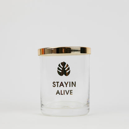 Limited Edition: Stayin' Alive Match + Rocks Glass Duo