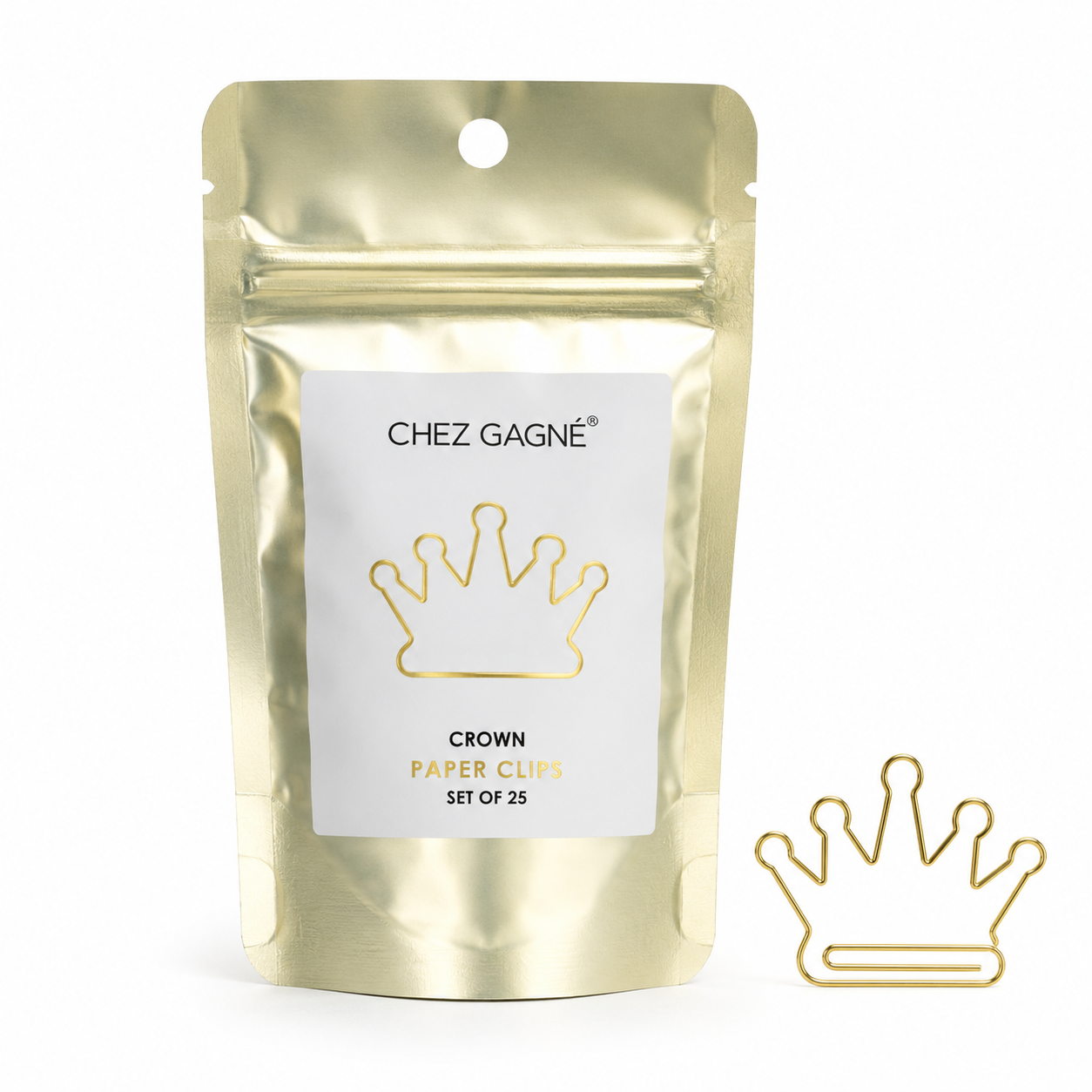 Paper Clip Pack - Crown Pack of 25