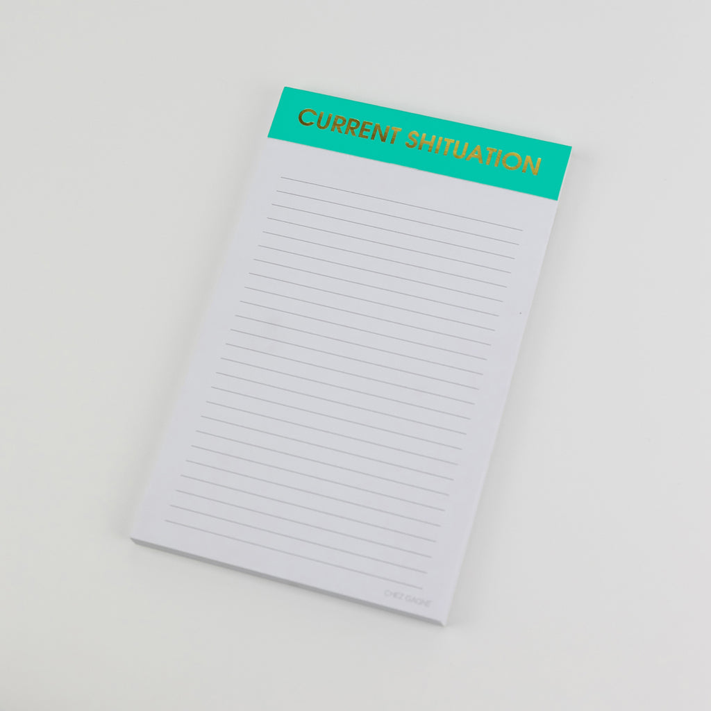Current Shituation - Lined Notepad