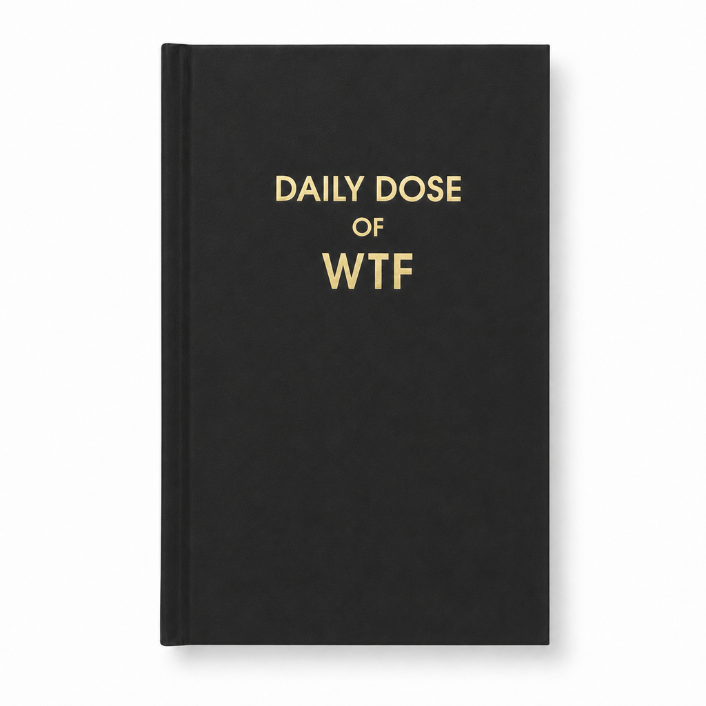 Daily Dose of WTF - Black Hardcover Journal