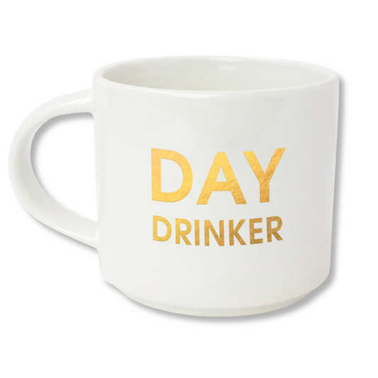 Day Drinker -  Gold Foil Metallic Mug