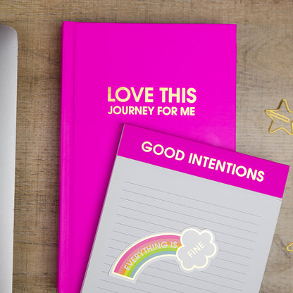 Good Intentions - Lined Notepad