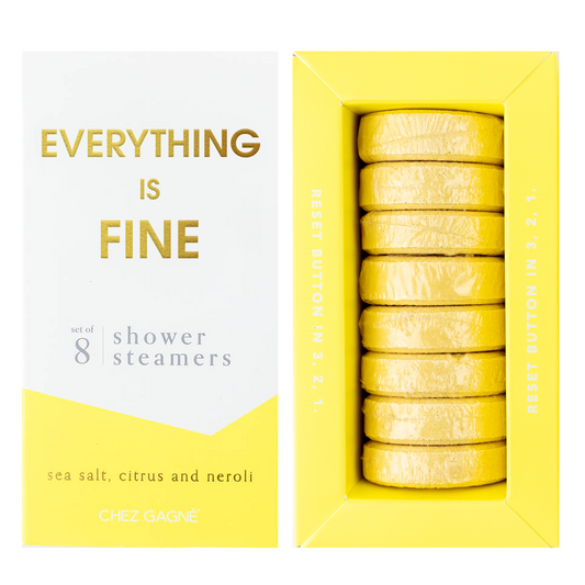 Everything is Fine - Shower Steamers - Sea Salt + Citrus + Neroli