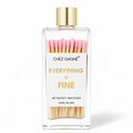 Everything is Fine - Glass Bottle Safety Matches