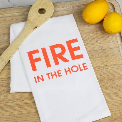 Fire In The Hole - Tea Towels