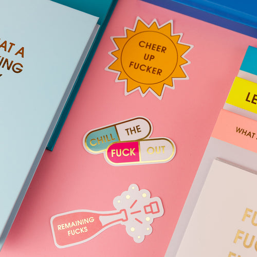 Chill The Fuck Out - Vinyl Sticker