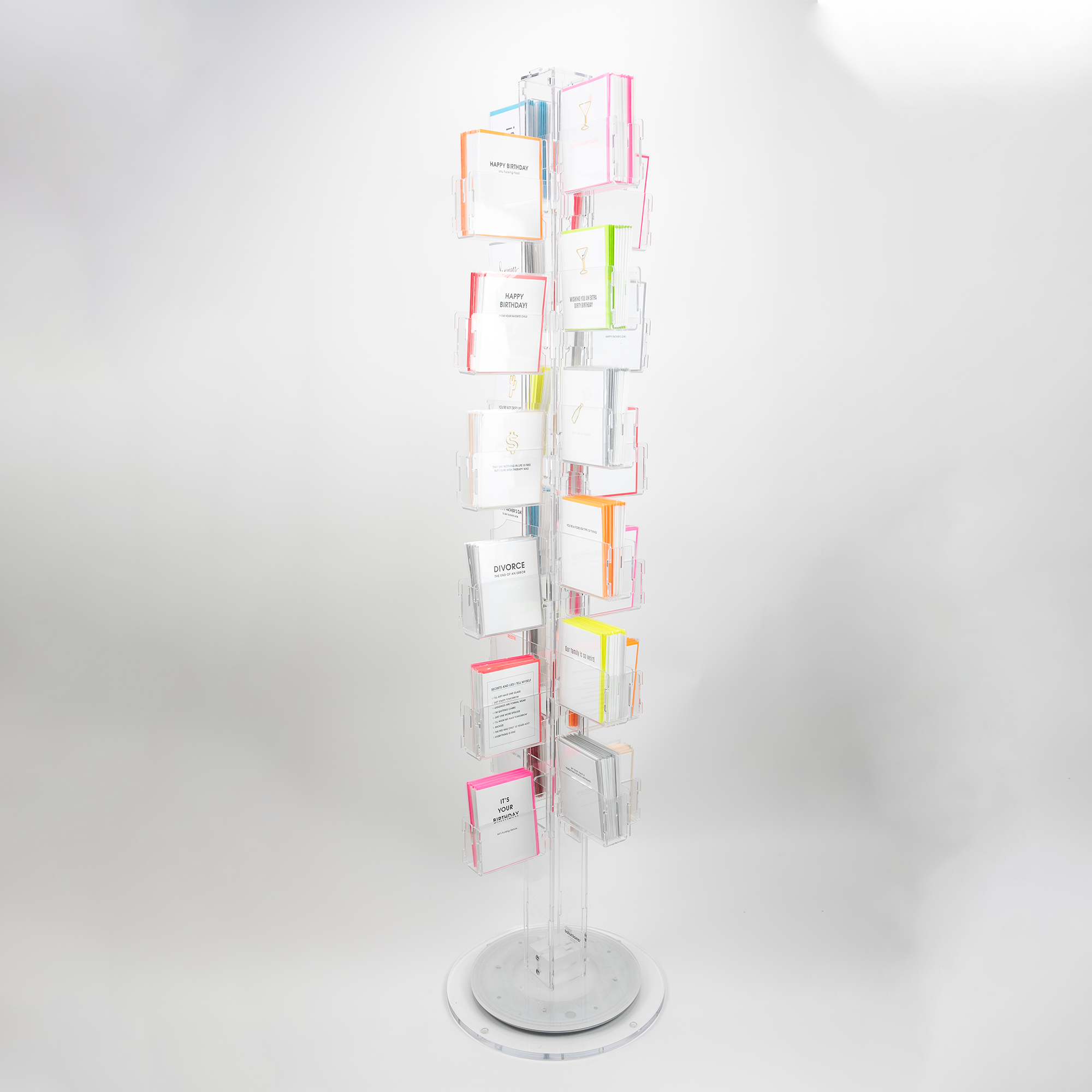 Floor Spinner - 48 Pocket Rack - Empty Rack
