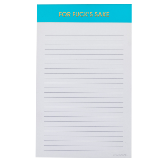 For Fuck's Sake - Lined Notepad