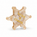Fucker in Charge - Sheriff's Badge - Acetate Hair Claw Clip