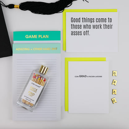 Fuck Around. Find Out. - Glass Bottle Safety Matches