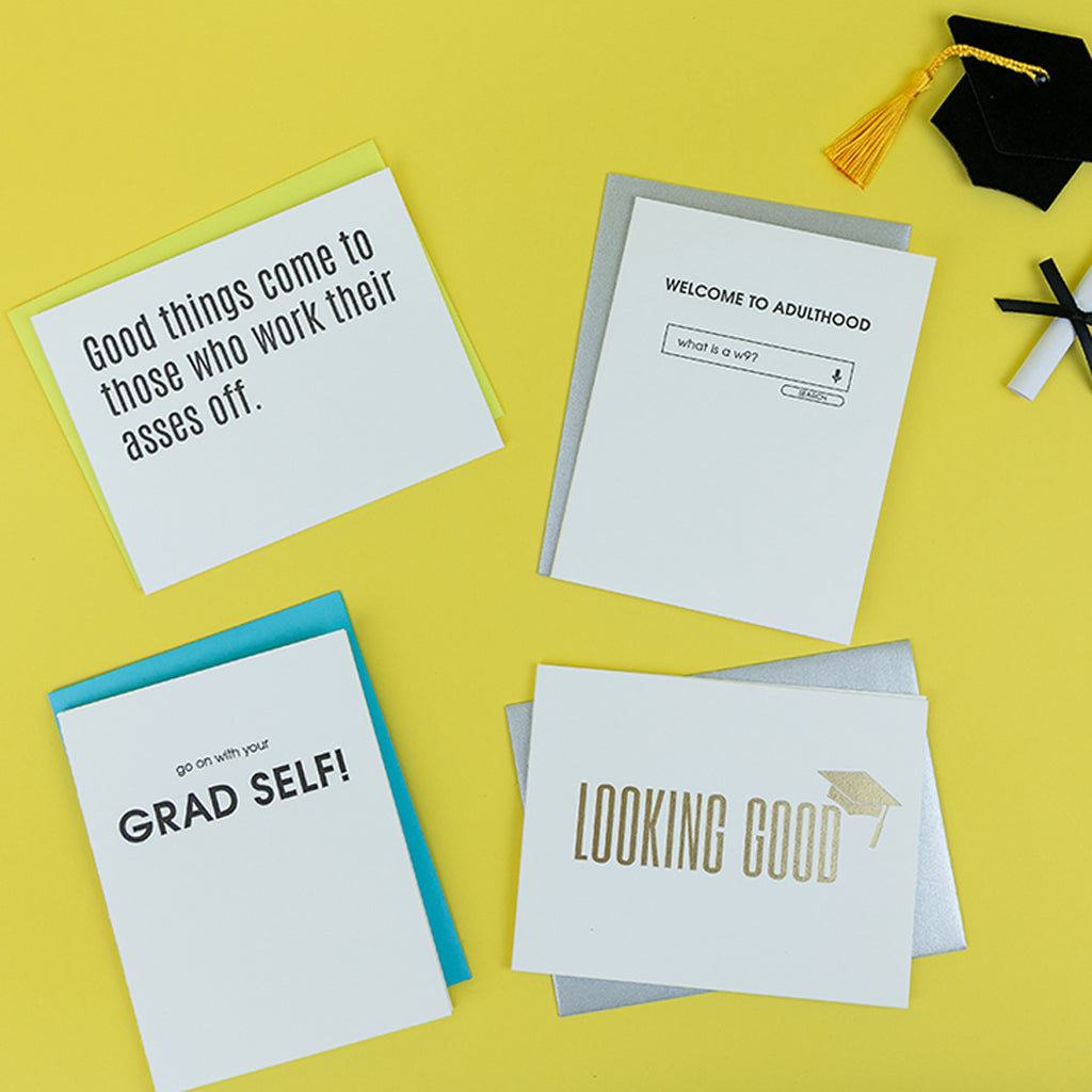 Good Things Come -  Letterpress Card