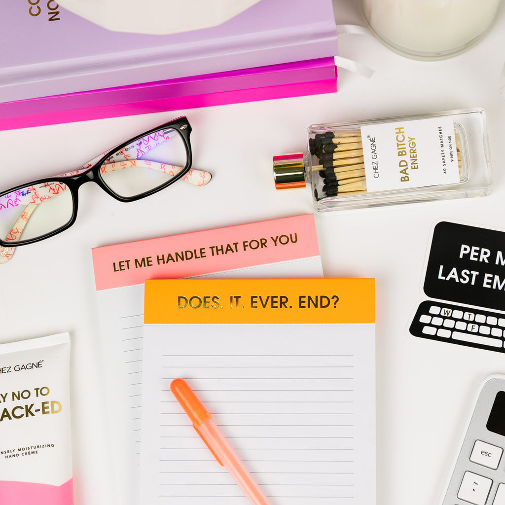 Does It Ever End? - Lined Notepad