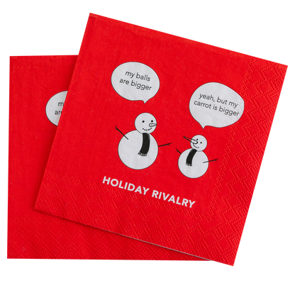 Holiday Rivalry - Cocktail Napkins