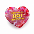 Putting The Hot in Psychotic - Acetate Hair Claw Clip