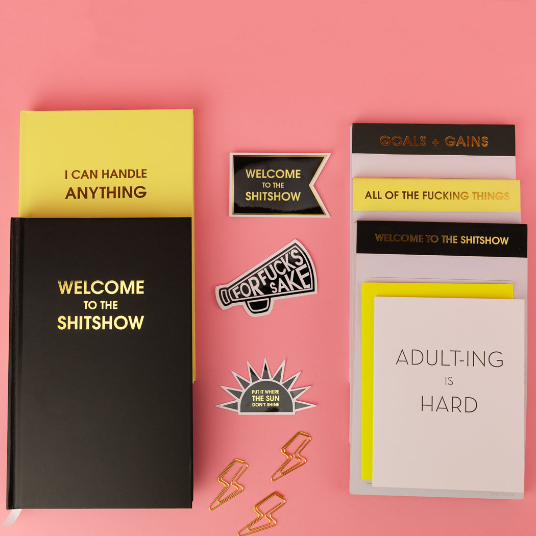 Goals + Gains - Lined Notepad