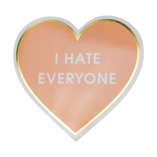 I Hate Everyone - Vinyl Sticker