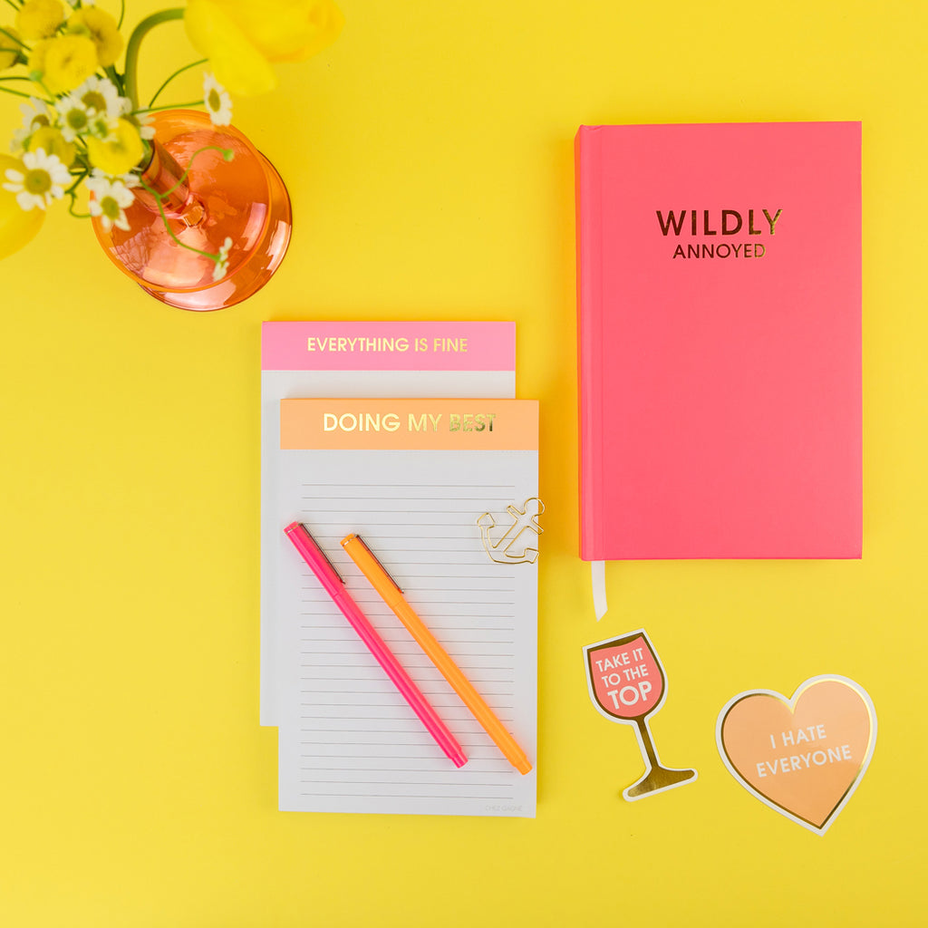 Everything is Fine - Lined Notepad