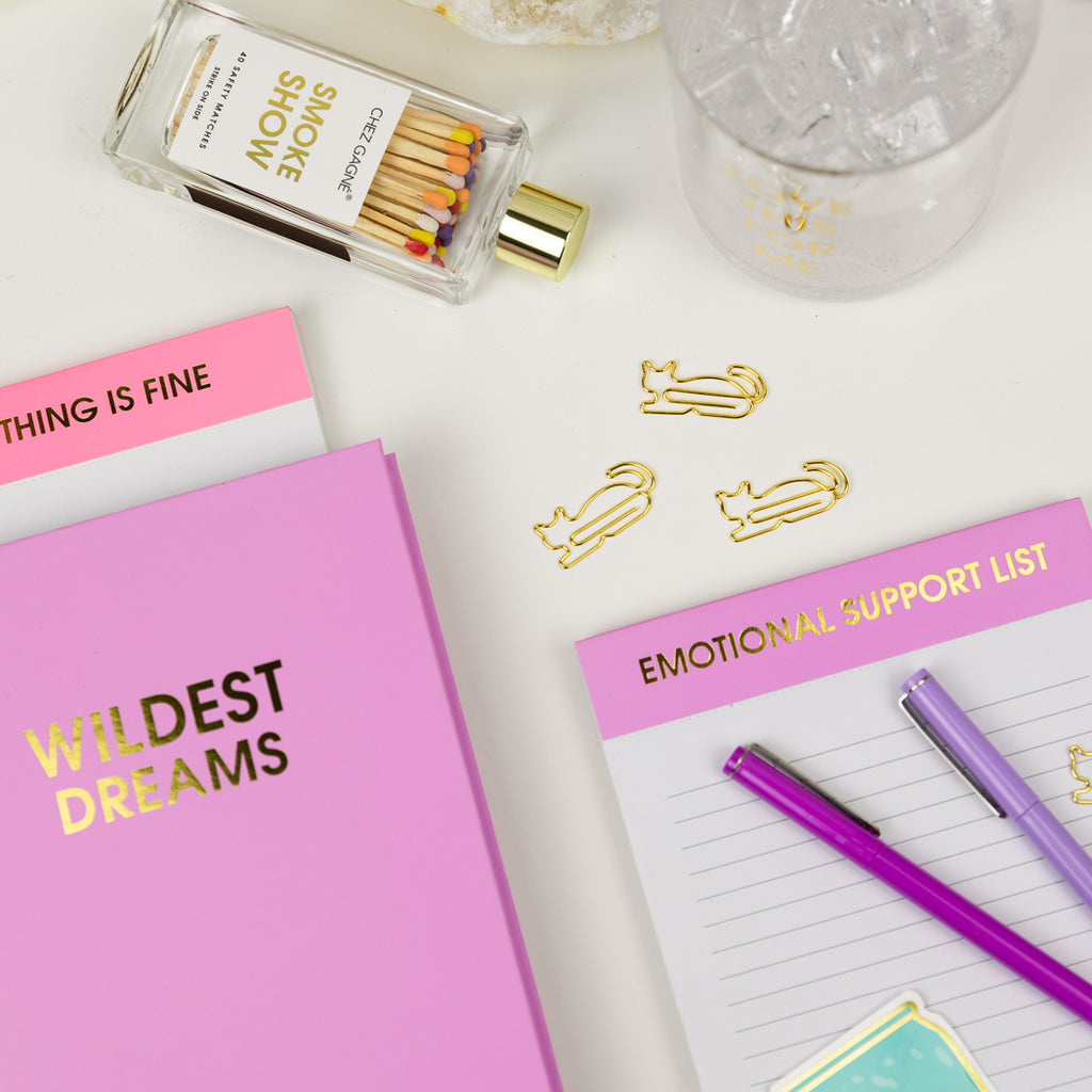 Emotional Support List - Lined Notepad