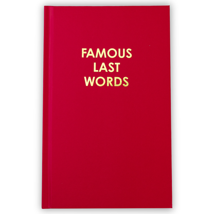 Famous Last Words - Magenta Hardcover Journal