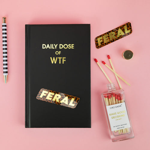 Daily Dose of WTF - Black Hardcover Journal
