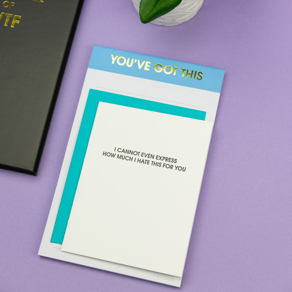 I Cannot Even Express How Much I Hate This For You - Letterpress Card