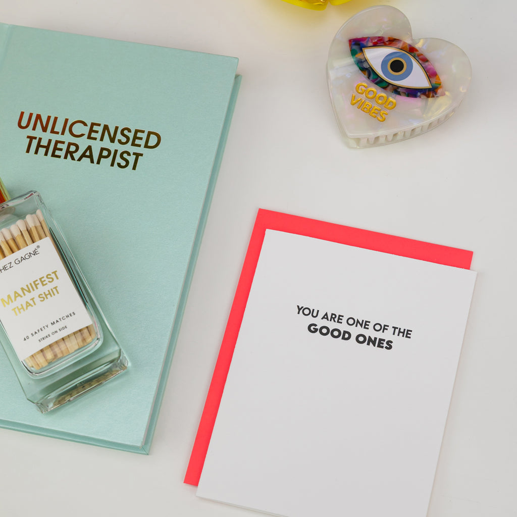 Unlicensed Therapist Hardcover Daily Journal - Hystar Aqua
