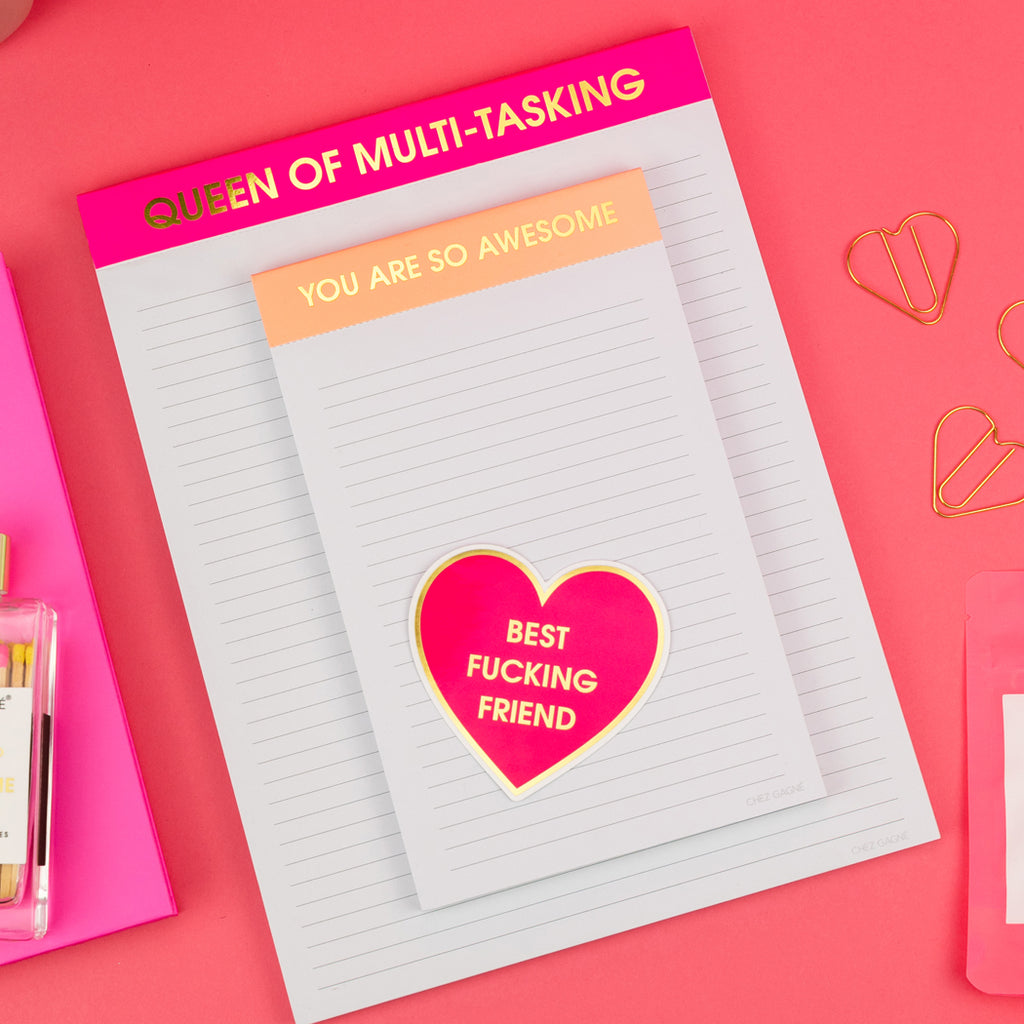 Queen Of Multi-Tasking - Large Memo Notepad