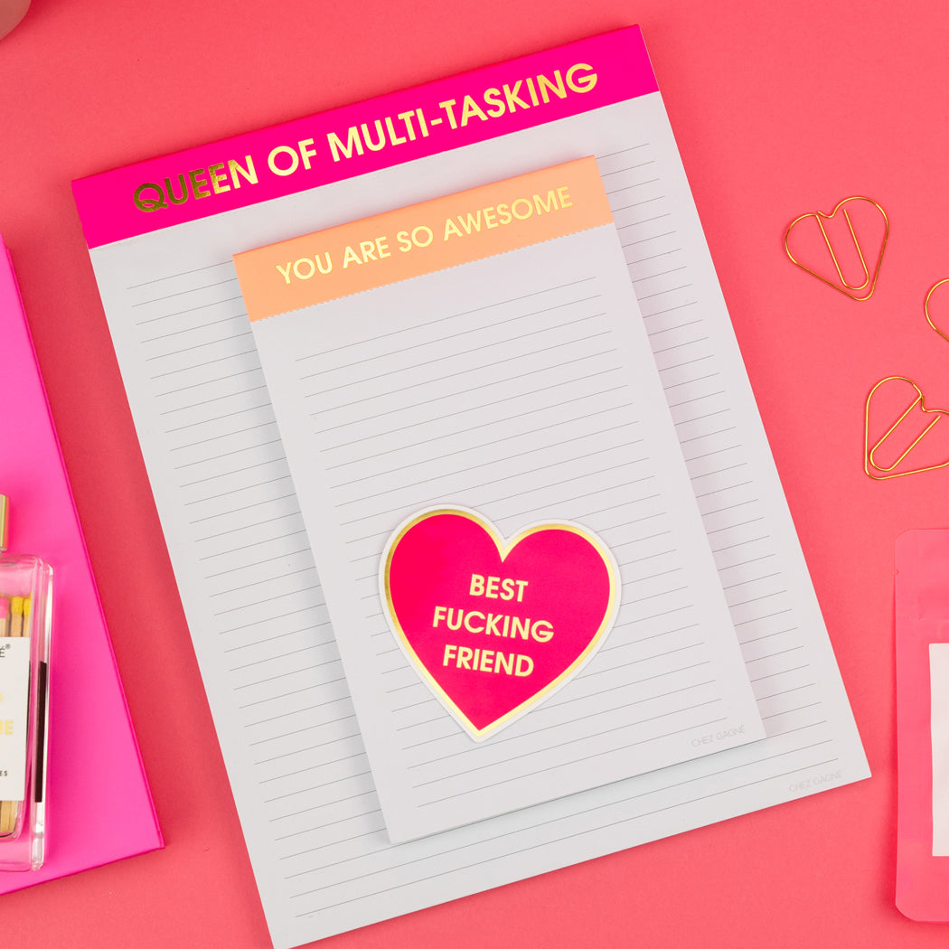 Queen Of Multi-Tasking - Large Memo Notepad